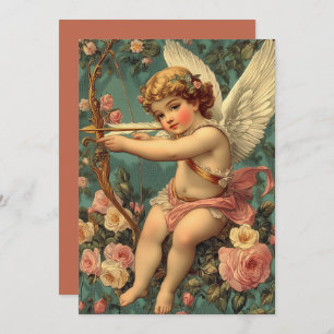 Carte vintage de Saint Valentin