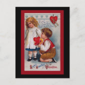 Carte vintage de Saint-Valentin (Devant)
