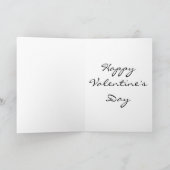 Carte vintage de Saint Valentin (Intérieur)