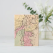 Carte vintage de Salem Massachusetts (1871) (Debout devant)