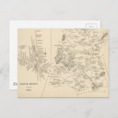 Carte vintage de Salem Massachusetts (1892) (Devant / Derrière)