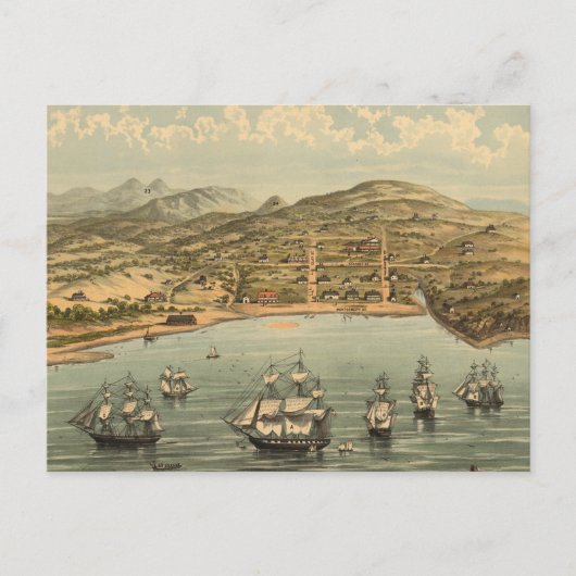 Carte vintage de San Francisco (1884) (Devant)