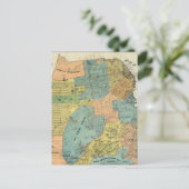 Carte vintage de San Francisco (1890) (Debout devant)