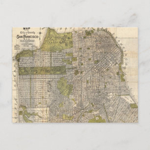 Carte vintage de San Francisco (1932)
