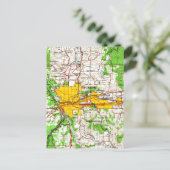 Carte Vintage de Spokane Washington (Debout devant)