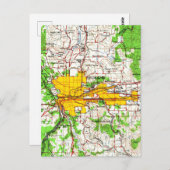 Carte Vintage de Spokane Washington (Devant / Derrière)