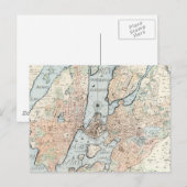 Carte vintage de Stockholm (1733) (Devant / Derrière)