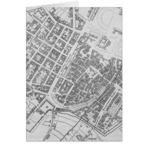 Carte vintage de Stuttgart Allemagne (1794)