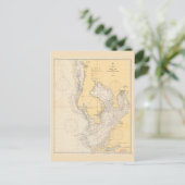 Carte vintage de Tampa Bay, Floride (Debout devant)