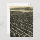 Carte vintage de Tulsa (1918) (Devant / Derrière)
