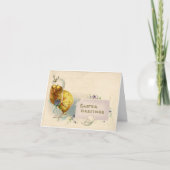 Carte vintage de vacances Pâques (Devant)