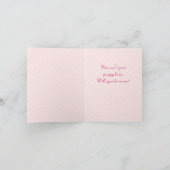 Carte vintage de Valentine des enfants (Intérieur)