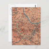 Carte vintage de Vienne Autriche (1920) (Devant / Derrière)