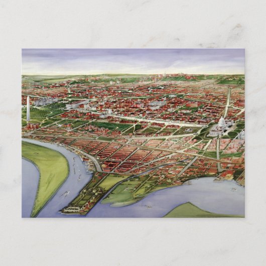 Carte vintage de Washington D.C. (1901) (Devant)