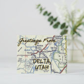 Carte Vintage Delta Utah (Debout devant)
