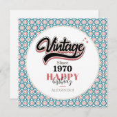 Carte Vintage depuis - 1970 (Devant / Derrière)