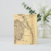 Carte vintage des banques extérieures (1862) (Debout devant)