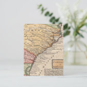 Carte vintage des Carolinas (1746) (Debout devant)