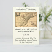 Carte Vintage des colonies américaines de Phelippe (Debout devant)