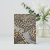 Carte vintage des Grands Rapids (1868) (Debout devant)