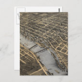 Carte vintage des Grands Rapids (1868) (Devant / Derrière)