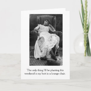 Carte Vintage - Détente du week-end,