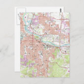 Carte vintage d'Eugene Oregon (1967) (Devant / Derrière)