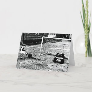 Carte Vintage Dirty Panda Soccer