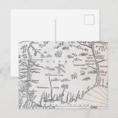 Carte vintage du Connecticut (Devant / Derrière)