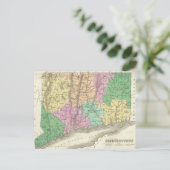 Carte vintage du Connecticut (1827) (Debout devant)