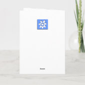 Carte vintage du jour de mère (Dos)