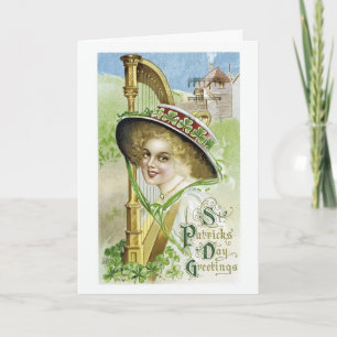 Carte vintage du jour de St Patrick