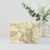 Carte vintage du Maryland (1796) (Debout devant)