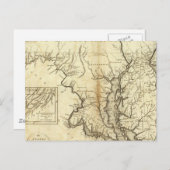 Carte vintage du Maryland (1796) (Devant / Derrière)