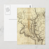 Carte vintage du Maryland (1796) (Devant / Derrière)