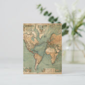 Carte vintage du monde antique (Debout devant)