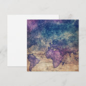 Carte vintage du monde céleste pourpre (13) (Devant / Derrière)