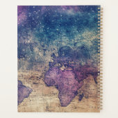 Carte vintage du monde céleste pourpre (13) (Dos)