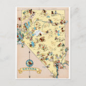 Carte Vintage du Nevada (Devant)