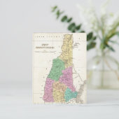 Carte vintage du New Hampshire (1827) (Debout devant)
