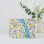 Carte Vintage du Nouveau-Brunswick, NJ (Debout devant)