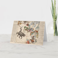 Carte vintage du Pôle Nord