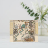 Carte vintage du pôle Sud (Debout devant)