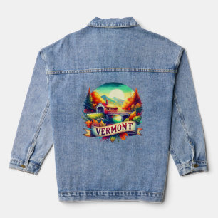 Carte vintage du Vermont T-Shir - État Retro Retro