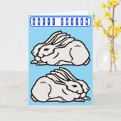 Carte Vintage Easter (Fleur jaune)