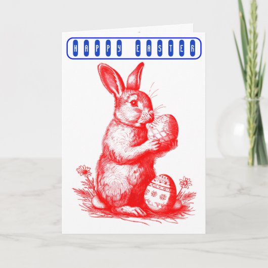 Carte Vintage Easter (Devant)