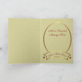 Carte Vintage Élégante Dames Noël Étincelle (Intérieur)