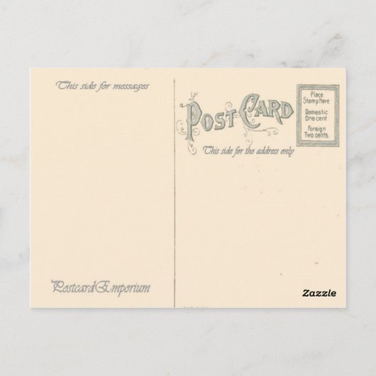 Carte vintage, Espagne, vers 1920 (Dos)