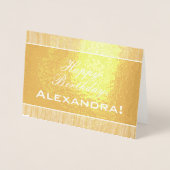 Carte vintage et traditionnelle "Joyeux anniversai (Devant)