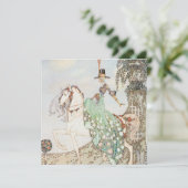 Carte Vintage Fairy Tale, Princesse Minette, Kay Nielsen (Debout devant)